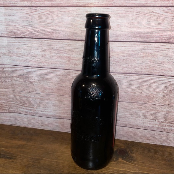 Budweiser Oversize Bottle - Giant Glass Bottle 14.5 in -Coin Bank Collectible - Picture 5 of 11